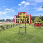 Wagon Train Sign