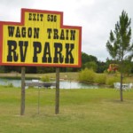 Wagon Train Sign