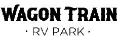 Wagon Train RV Park logo – Canton Texas RV campground with full hookups and long-term sites