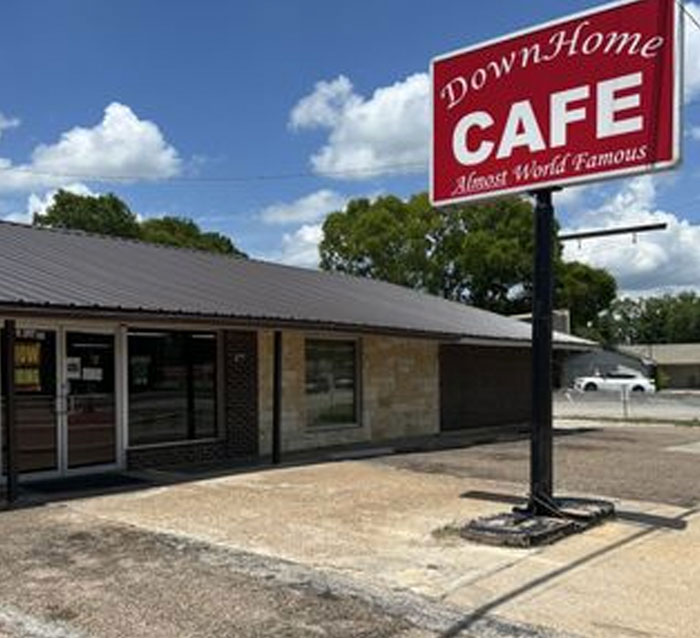 Breakfast plate at Down Home Café in Canton TX near Wagon Train RV Park
